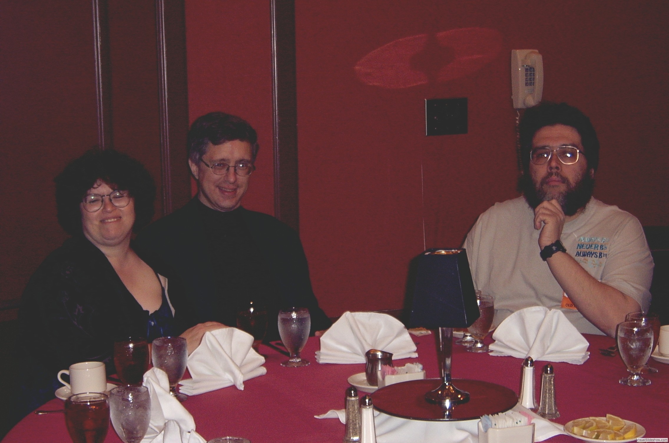 Mary, Matt and Steve at the banquet
