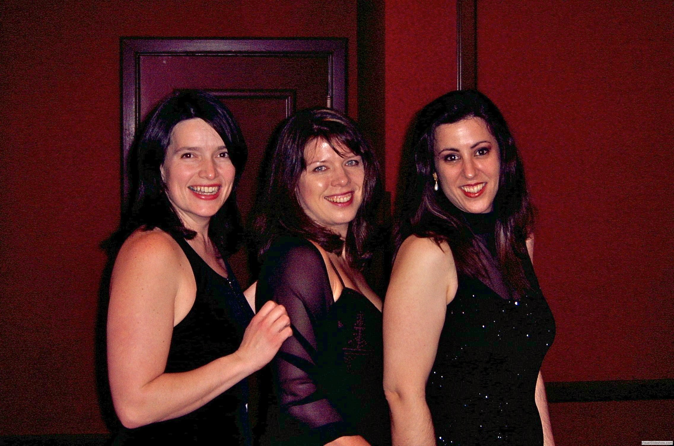 The ladies, all dressed up! Mary, Teresa, and Jodi